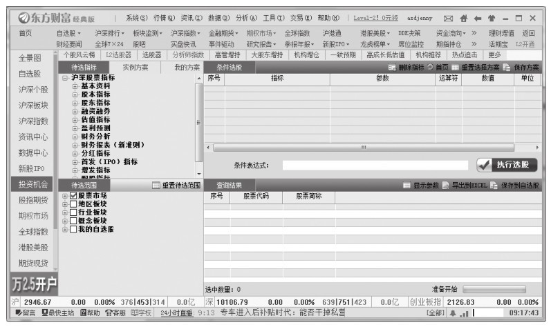 9.1 常见的几种选股方法