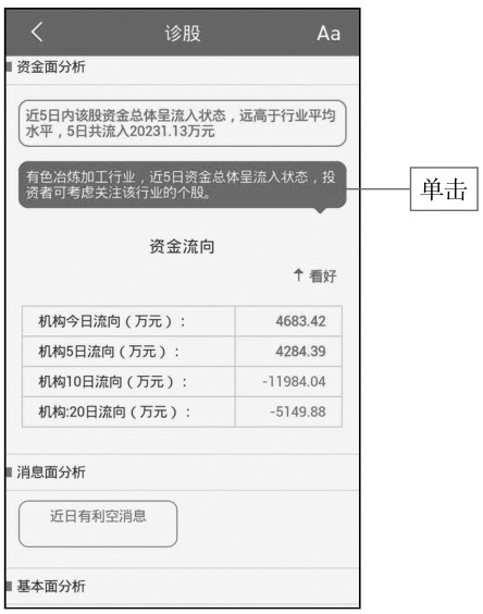 3.3 通过手机APP分析股票盘口信息