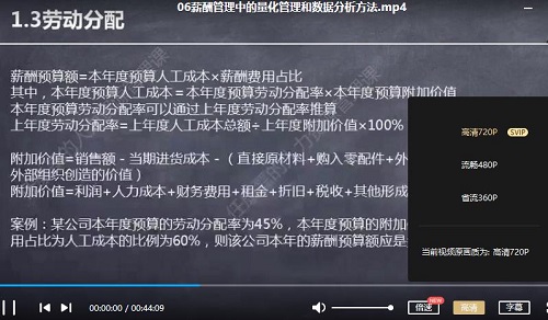 《人力资源量化管理和数据分析方法大全》视频课程合集百度云网盘资源分享下载[MP4/535.66MB]