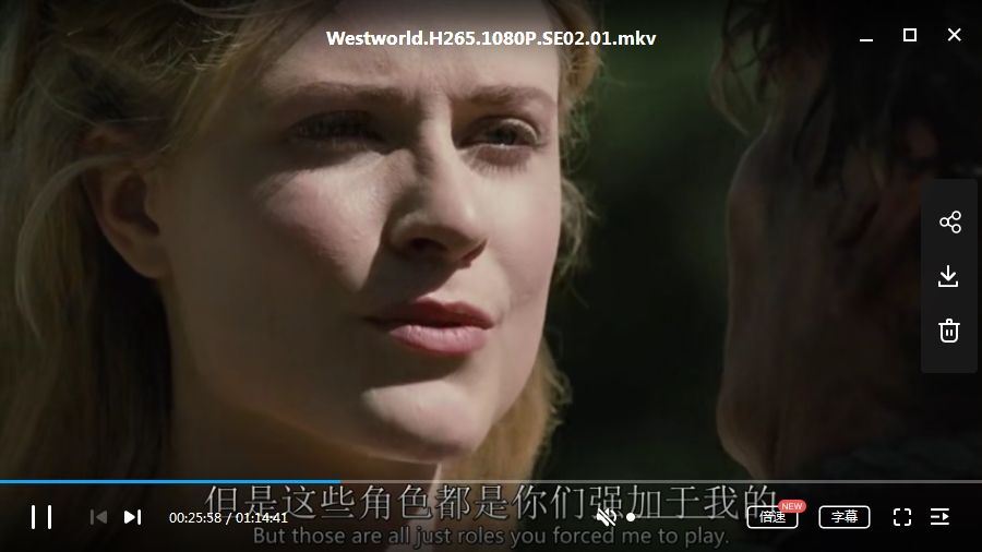 美剧《西部世界》Westworld全两季无删减英语中文字幕[MKV/42.12GB]百度云网盘下载