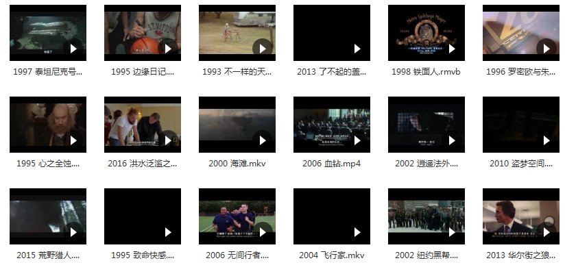 奥斯卡影帝小李子(莱昂纳多·迪卡普里奥)经典电影25部合集(1993-2019)[RMVB/MKV/MP4/58.09GB]百度云网盘下载