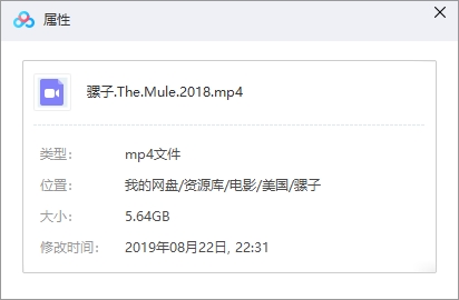 美国高分电影《骡子》(The Mule)超清英语中文字幕百度云网盘下载