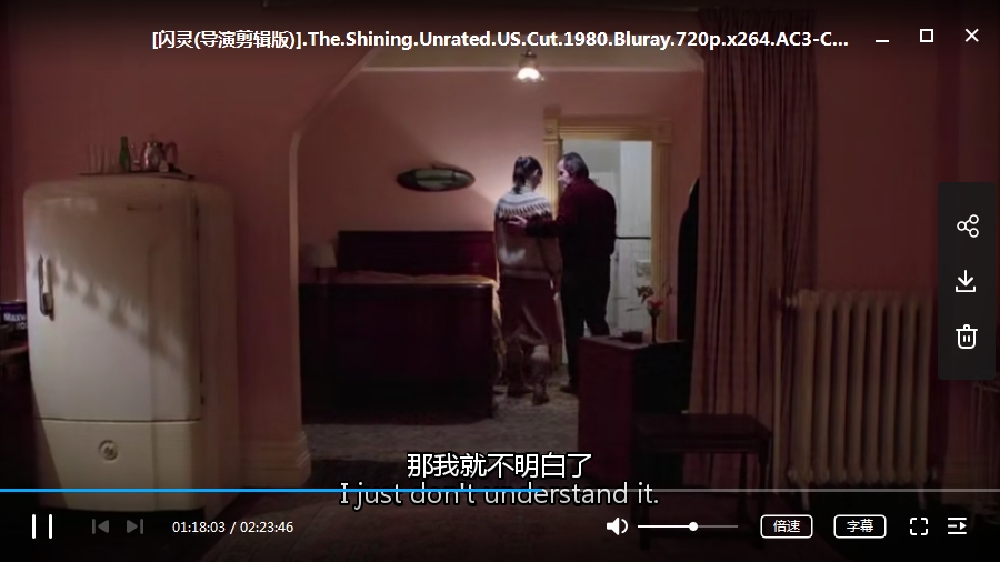 恐怖电影《闪灵(The Shining)》143分钟导演剪辑版加长版高清英语中字[MKV/3.80GB]百度云网盘下载