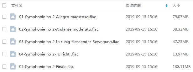 古斯塔夫·马勒(Gustav Mahler)作品6CD合集FLAC打包百度云网盘下载