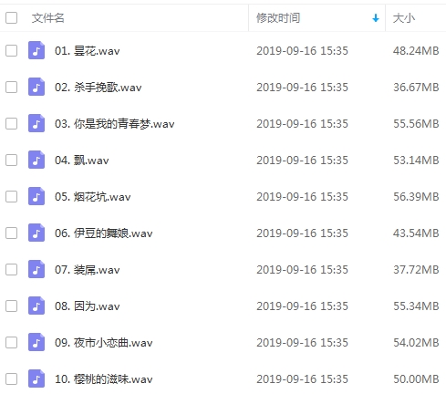 张洪量11张专辑无损WAV歌曲合集打包百度云网盘下载