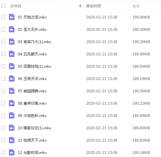 央视纪录片《故宫100》全100集(赠解说词文档)[MKV/20.11GB]百度云网盘下载