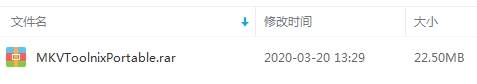 MKV无损剪辑、分割、封装、合并工具MKVToolNix64位绿色便携版[EXE/22.50MB]百度云网盘下载