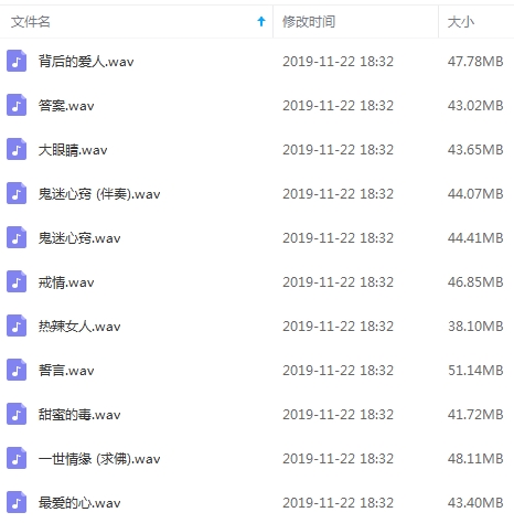 誓言(辛世延)无损歌曲精选11首[WAV/492.26MB]百度云网盘下载