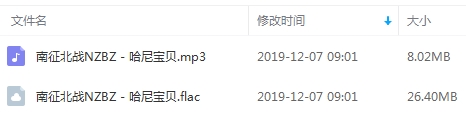 南征北战NZBZ单曲《哈尼宝贝》[FLAC/MP3/34.43MB]百度云网盘下载