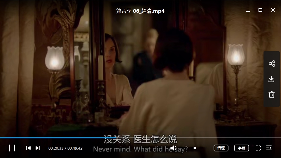 英剧《唐顿庄园》全6季52集高清英语中字[MKV/MP4/31.54GB]百度云网盘下载