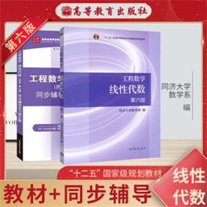 工程数学线性代数同济第六版教材同步辅导及习题全解（套装共2册）（高教社）