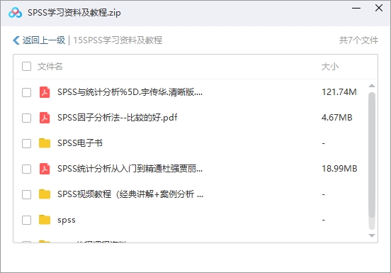 SPSS教程-SPSS数据分析学习资料及教程视频合集[SWF/PDF/879.12MB]百度云网盘下载