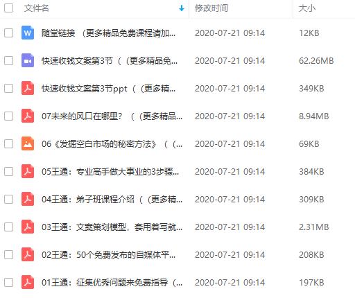 《王通：如何写了文章就直接收钱》视频课程百度云网盘资源链接分享下载(完整版/带案例模型)[MP4/PDF/195.87MB]
