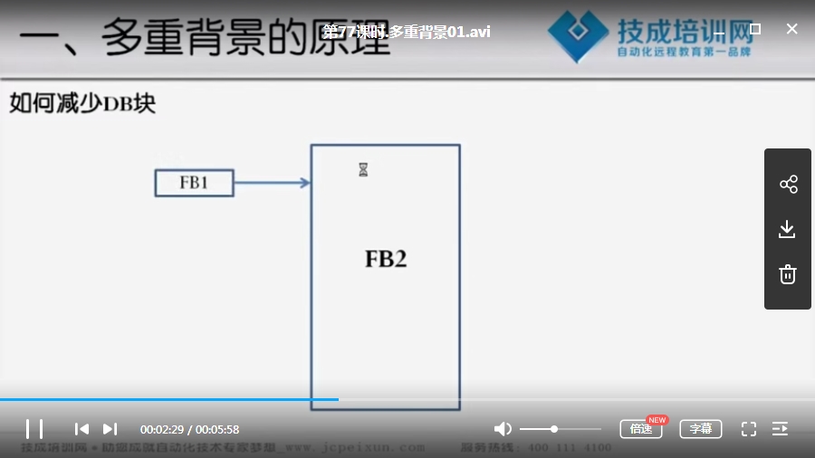 入门到精通西门子S7-300-400PLC技术与应用培训讲课视频合集98集[AVI/8.44GB]百度云网盘下载