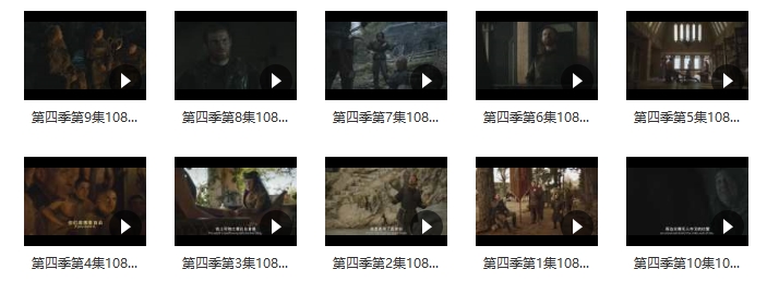 美剧《权力的游戏/冰与火之歌》第四季超清[MP4/19.24GB]百度云网盘下载 