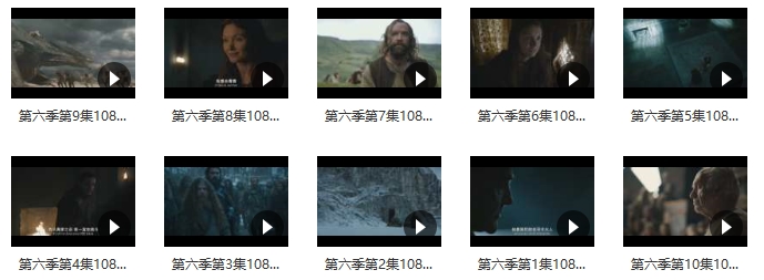 美剧《权力的游戏/冰与火之歌》第六季超清[MP4/23.93GB]百度云网盘下载 