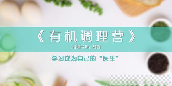 胡删-有机食疗调理人体内部环境《有机调理营》视频[MP4/3.78GB]百度云网盘下载