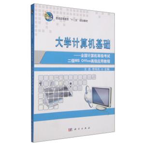 大学计算机基础：全国计算机等级考试二级MSOffice高级应用教程/普通高等教育“十二五”规划教材