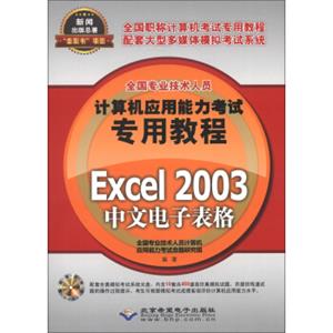 全国专业技术人员计算机应用能力考试专用教程：Excel2003中文电子表格（附CD-ROM光盘1张）