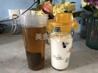 网红奶盖茶#夏日饮品#的做法步骤：7