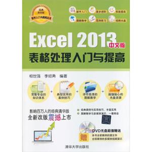 软件入门与提高丛书：Excel2013中文版表格处理入门与提高（配光盘）（经典清华版）