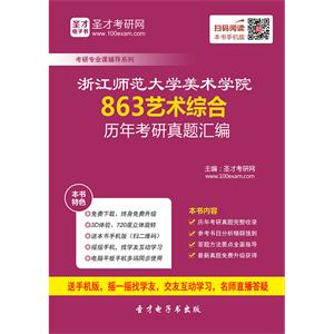 浙江师范大学美术学院863艺术综合历年考研真题汇编