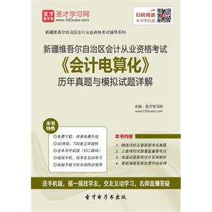 新疆维吾尔自治区会计从业资格考试《会计电算化》历年真题与模拟试题详解