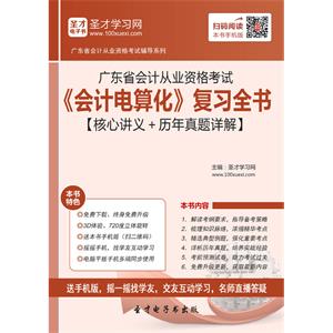 广东省会计从业资格考试《会计电算化》复习全书【核心讲义＋历年真题详解】